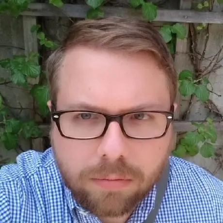 Earlier portrait of David C. Molik outdoors